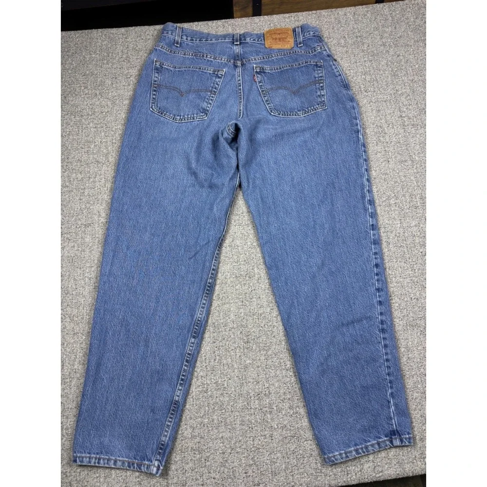 Vintage Levis 560 Loose Fit Tapered Leg Jeans Mens 38x31 Blue Made in USA Denim